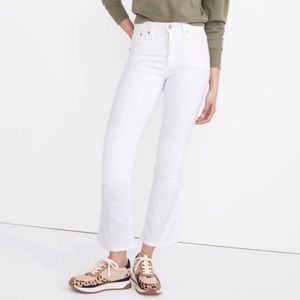 Madewell Cali Demi-boot Jeans White